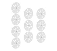 Hoement 10pcs Camera Tray and Bottom Stand for Secure Camera Placement Plastic Wall Mount Base Replacement with Modern Design and Monitoring