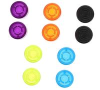 Hoement 10pcs Foot Spike Caps Guitar Effects Cap Guitar Pedal Footswitch Topper