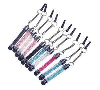 Hoement 10PCS Glitter Capacitive Diamond Pens for Tablets and Smartphones Smooth Writing Experience Ultra Responsive Tip Luxury Decoration