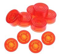 Hoement 10pcs Guitar Effects Footswitch Toppers Plastic Guitar Effect Caps for Pedal Switch Button