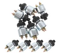 Hoement 10pcs Heavy Duty Ignition Switch for Vehicle Weather-resistant Push Start Button Replacement Sturdy Metal Craft Start Stop Switch for Tractor Forklift Truck Fit Car Ignition