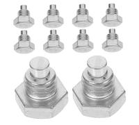 Hoement 10pcs Jack Handle Bolts Heavy Duty Replacement Screws for Hydraulic Floor Jack Horizontal Rod Compatible with Wear-resistant Repair Parts for Portable Car Maintenance