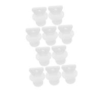 Hoement 10pcs Leakproof Hot Water Bottle Plugs High-Temperature Resistant PP Sealing Caps Threaded Stopper for Warm Water Bags Inner Diameter Replacement for Winter Use