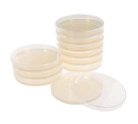 Hoement 10pcs Prepoured Agar Petri Plates Nutrient Culture Dishes for Lab Microbiology Science Fair Projects S Stem Supplies Portable and Lightweight