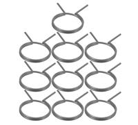 Hoement 10pcs Replacement Door Handle Spring Black Stainless Steel Lock Spindle Spring Resists Daily Wear and Tear Suitable for Home and Office