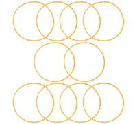 Hoement 10pcs Sewing Machine Drive Belts Double Tooth Rubber Straps 115# Size 360mm Perimeter for Domestic Treadle and Embroidery Machines