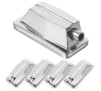 Hoement 10pcs Snare Drum Lug Claw Hook Accessories for Jazz Drums Durable Metal Construction Easy Installation Compatible Silver Finish