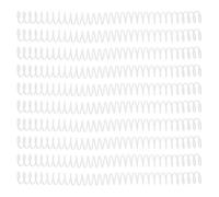 Hoement 10pcs Spiral Binding Coils for Office and School Use Plastic Binding Rings with Standard Pitch