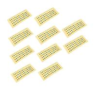 Hoement 10pcs Ukulele Scale Stickers for Fingerboard Guidance Durable Material Easy to Use for Beginners Music Note Stickers for Ukulele Learning