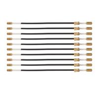 Hoement 10pcs Violin Tailpiece Tailgut Cable Rope with Excellent Elasticity and Wear Resistant Material for 4/4-3/4 Violin Tailpiece Replacement, for Daily Practice and Music Lessons