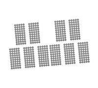 Hoement 10sheets Scanner Reflection Markers Reflective Film Point Easy Peel Stick for Precise Positioning