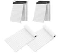 Hoement 12 Pcs Memo Pad Notepad, A7 Small Notepad, White Paper, 30 Sheets Each, Wide-ruled, Portable Writing Pad for Office and Personal Use