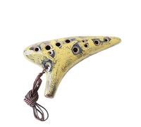 Hoement 12holes Ocarina Recorder Instrument Flute for Music Beginner to Professional Random Color