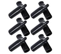 Hoement 12pcs Beer Tap Plugs Pour Spout Caps Rubber Protective Covers Black Dust Caps for Bar Taps Kitchen Use Keeps Beer Faucets Clean