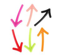 Hoement 12pcs Colorful Arrow Fridge Set Magnetic for Refrigerator Decoration Easy to Use Reminders Safe Material Cute Cartoon Design for Home Organization