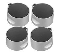 Hoement 12pcs Gas Stove Control Knobs Zinc Alloy Replacement Knobs for Cooktops Design for Easy and Installation for Gas Range Hobs