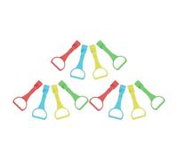 Hoement 12pcs Pull Up Rings with Safety Stand Support for Walking Training Multi-Color Hanging Circles for Playpen and Gym Tool for Muscle Development and Coordination