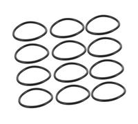 Hoement 12pcs Rubber Mic Shock Mount Bands for Condenser Microphones Elastic Anti-vibration Rings for Noise Reduction and Stable Audio Recording in Various Scenarios