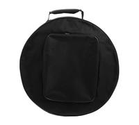 Hoement 13/14-inch Portable Snare Drum Bag Handle and Shoulder Strap, Black Percussion Instrument Storage and Carry Case for Outdoor and Band Use