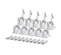 Hoement 14pcs Boy Girl Spring Lock Safety Latch for Boys and Girls Locks Edge Protectors Easy to Install Detach