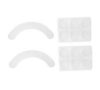 Hoement 14pcs Drum Dampening Pads Transparent Drum Mute Cushions for Kit Silencing Thickness for for Practice and Performance