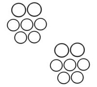 Hoement 14pcs Sound Bowl Rubber for Singing Bowls Cushions for Control for Meditation and Buddhist Rituals Includes