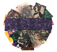 Hoement 15pcs DIY Guitar Pick Punch Sheets Celluloid Strips Mixed Thickness Light Medium Heavy for Musicians Creative Custom Pick Making Material Color