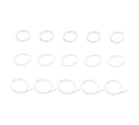 Hoement 15pcs Heat Shrink Sleeves Eyeglass Temple Grips Anti-slip Cushion Tubing for Comfortable Nonslip Fit Glasses Arms Easy to Install Suitable for Daily Wear and Outdoor Activities