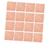 Hoement 16pcs Decorative Striped Cocktail Napkins for Weddings and Parties Soft Absorbent Paper Serviettes in Vibrant Orange Individually Packaged Guest Towels for Event Planners and