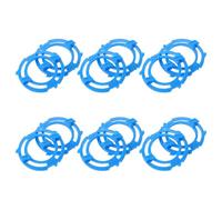 Hoement 18pcs Head Mounting Plate for Series Electric Blade Holder Bracket Precision Fit Head Retaining Ring Kit Easy Replacement and Maintenance Blue