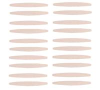 Hoement 1set Beige Self-Adhesive Heel Grips for High Heels and Sandals Compatible with Straps Made of Memory Foam and Fleece for Office Commutes and Weddings Leaves No Sticky 10pairs