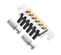 Hoement 1set Creative Metal Guitar Tailpiece Bridge Saddle String Drawing Board Accessory for Electric Guitars Lightweight and Practical Design for Easy Installation