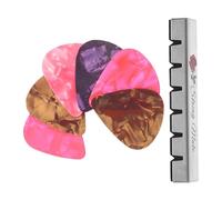 Hoement 1set Guitar Mute Accessory Noise Reduction Tool for Acoustic and Classical Guitars Easy to Install Design Includes Picks