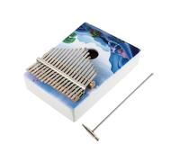 Hoement 1set Keys Kalimba Thumb Piano Solid Board Portable Finger Piano for Beginners Sound for Relaxation and Melody Creation for