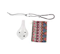 Hoement 1set Professional Ocarina Alto c Elegant Crackle Pattern for Beginners and Music at Festivals and Gatherings