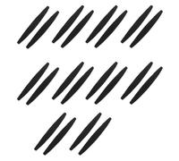 Hoement 1set Self-Adhesive Heel Strap Cushion Pads for Comfort and Anti-wear Protection Black Memory Foam and Fleece Material for Sandals and Shoes for Weddings and Office Commutes 10pairs