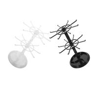 Hoement 2 Pcs Rotatable Jewelry Display Stand Hanger for Women Store Setup