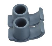 Hoement 2 Pcs Walker Skis Glides for Folding Walkers Non Slip Feet Replacement for Seniors and Disabled Protective Barrier for Home and Care Facility Use Gray