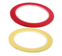 Hoement 2 Rolls Violin and Cello Fingerboard Tape Red and Yellow Secure Adhesion Precise Finger Placement Guide for Beginner String Instrument Practice