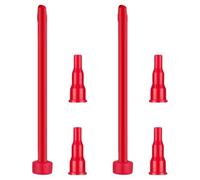 Hoement 2 Sets Gas Can Conversion Kit with Nozzle Spout Adapter for Fuel Canisters, Plastic Can Valve Replacement for Welding Torch and Outdoor Use