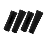 Hoement 2 Sets Silicone Microphone Protective Sleeve for Ktv Wireless Mic Anti-slip Shockproof Handle Cover with Noise Dampening Impact Resistant Silicone Mic Handle Protector for Karaoke