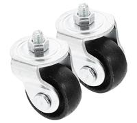 Hoement 2 ton Steel Front Wheel Replacement 2 ton Floor Jack Wheel for Efficient Support and Productivity 2pcs Pack