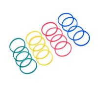 Hoement 200pcs Colourful Rubber Bands High Elastic Flexible Natural Rubber Large Rings Suitable for Needle and Machine Use in Tattoo Supplies