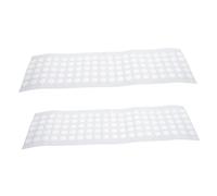 Hoement 200pcs Kazoo Flute Diaphragms Made of White Abs Material, Easy to Install and Remove, Replacement Membranes for Kazoo and Flute, for Friends and Family Musical Instruments