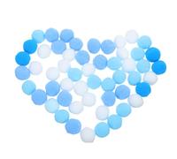 Hoement 200pcs Polyester Pom Poms for Crafts Soft Touch Comfortable Small Balls 2.5cm Assorted Colours for Bag Decor and Ornaments DIY Arts and Craft Projects