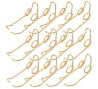 Hoement 20pcs 25.2mm Gold Water Key Spit Valve Springs for Trumpet Replacement, Metal Wire Instrument Accessories Suitable for Brass Trumpet Valves Maintenance