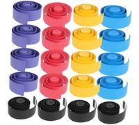 Hoement 20pcs Drumstick Tape Sweat Absorption Non Slip Grip Wraps Shock Flexible DIY Drum Stick Accessories for Electronic Drums and Percussion Instruments