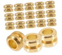 Hoement 20pcs Guitar String Beads Metal for Folk and Classical Acoustic Guitars Easy Replacement Sturdy Accessory for Improved String Tension and Sound