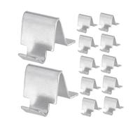 Hoement 20pcs Heavy Duty Metal Cabinet Shelf Support Clips Adjustable Brackets for Kitchen File Cabinets Closets and Bookcases Versatile Shelf Pegs with Easy Installation and Flexible