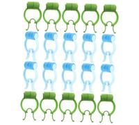 Hoement 20Pcs Lung Breathing Training Nose Clips Portable Nasal Stopper Clips for Nose Bleed Prevention Comfortable Fit Design for Various Types